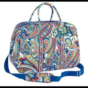 Vera Bradley marina paisley grand traveler + 2 VB cosmetic bags